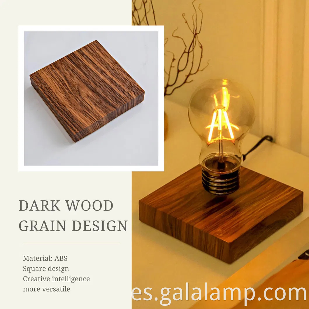 Bombilla de levitación magnética - rotación de 360 °, lámpara de escritorio, luces nocturnas, control táctil